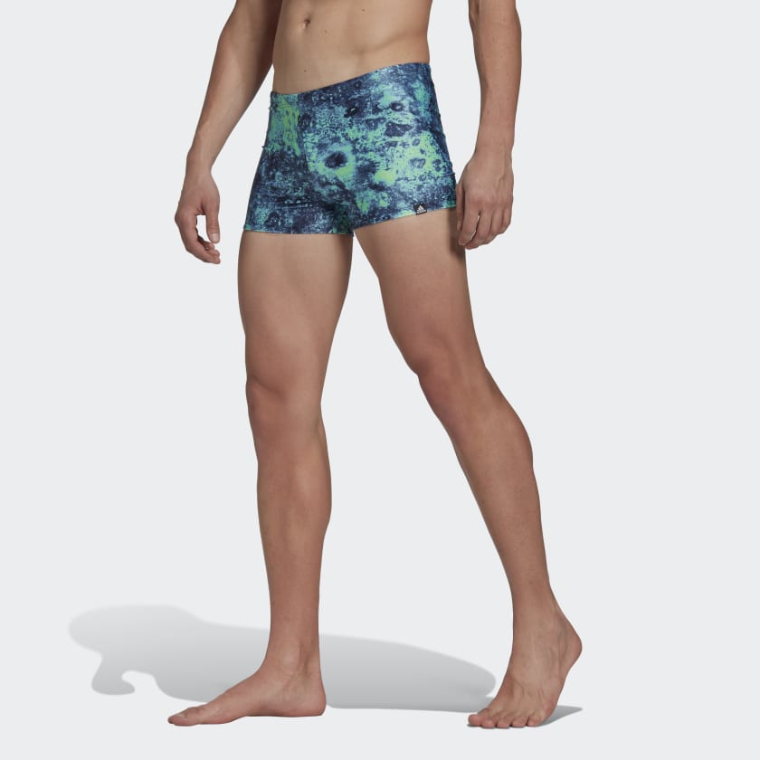 adidas Melting Salt Reversible Swim Boxers Blue adidas UK