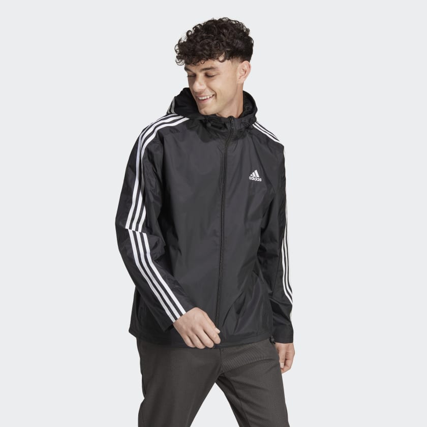 Adidas windbreaker schwarz clearance