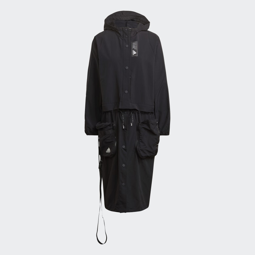 adidas Sportswear Three in One Parka Black adidas India