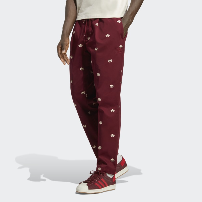 adidas Graphics Archive Chino Trousers Burgundy adidas UK
