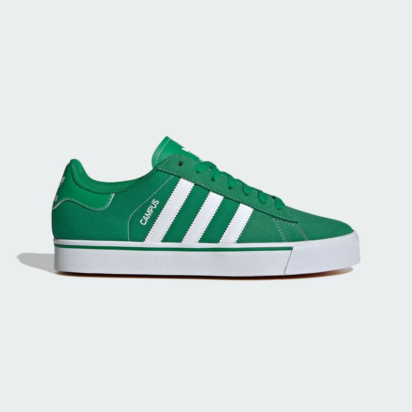 adidas Campus Vulc Shoes - Green | Free Shipping with adiClub | adidas US