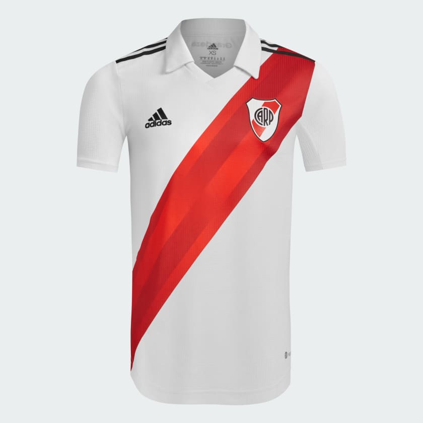 adidas Camiseta Oficial Uniforme Titular River Plate 22 23 Blanco adidas Argentina