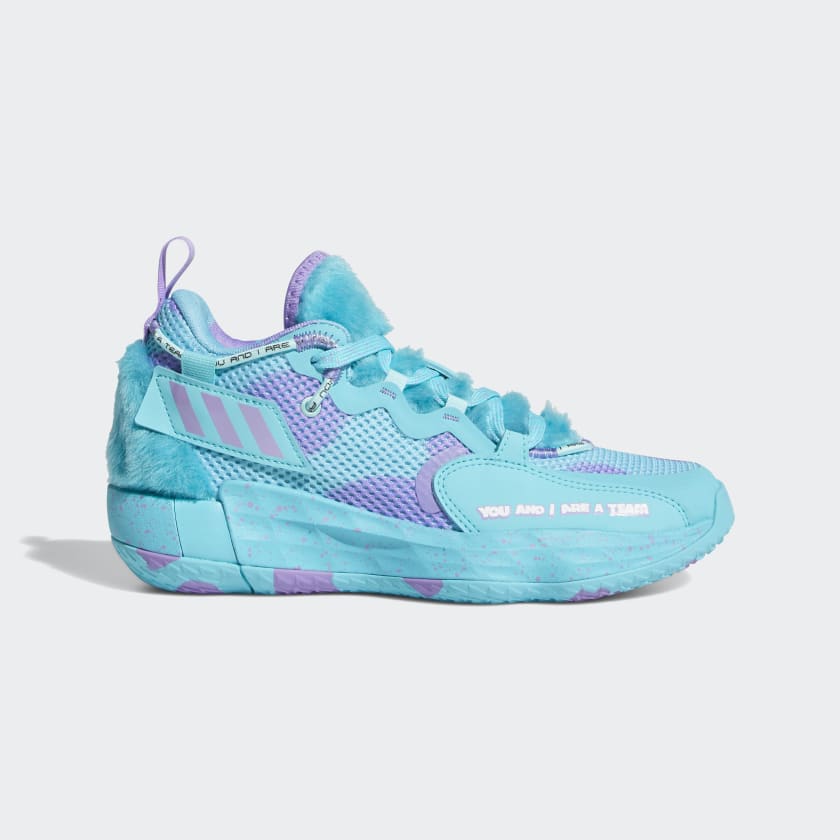 adidas Dame 7 EXTPLY Sulley Basketball Shoes - Turquoise | Kids ...