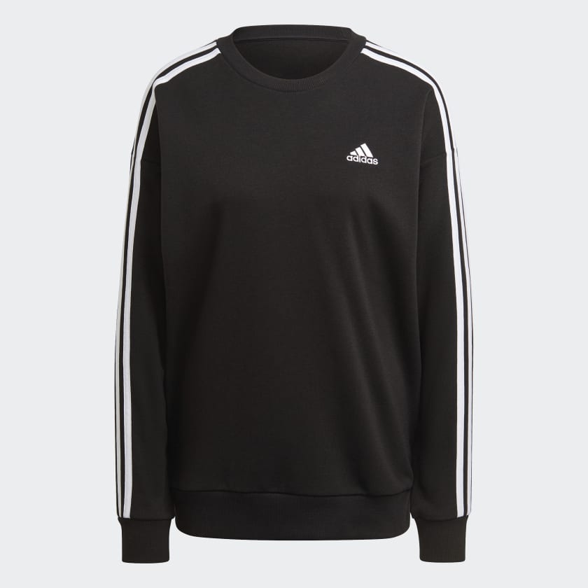Sudadera cuello redondo 3 bandas adidas outlet