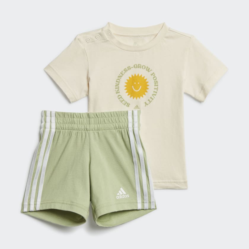 adidas Grow Positivity Organic Cotton Set White Free Shipping with adiClub adidas Canada