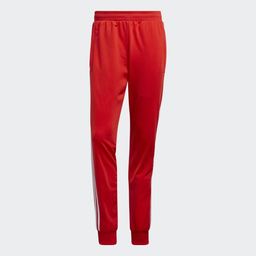 adidas 3 Stripes Track Pants Red adidas Malaysia