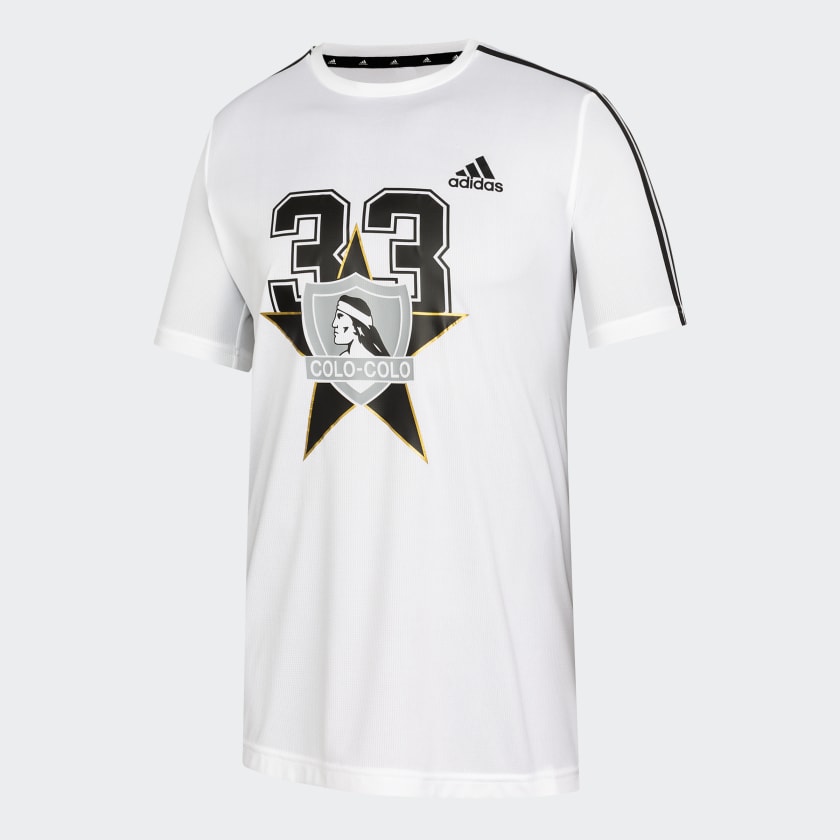 Camiseta De Campe n 33 Club Colo Colo Negro Adidas Adidas Chile