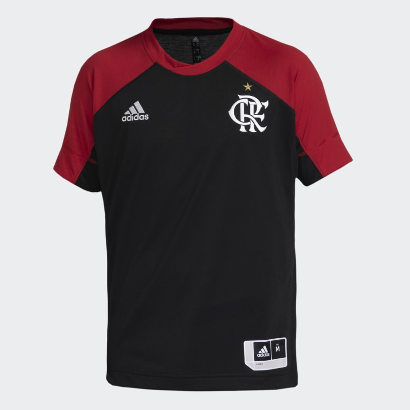 Camisa Pré-Jogo CR Flamengo - Preto adidas