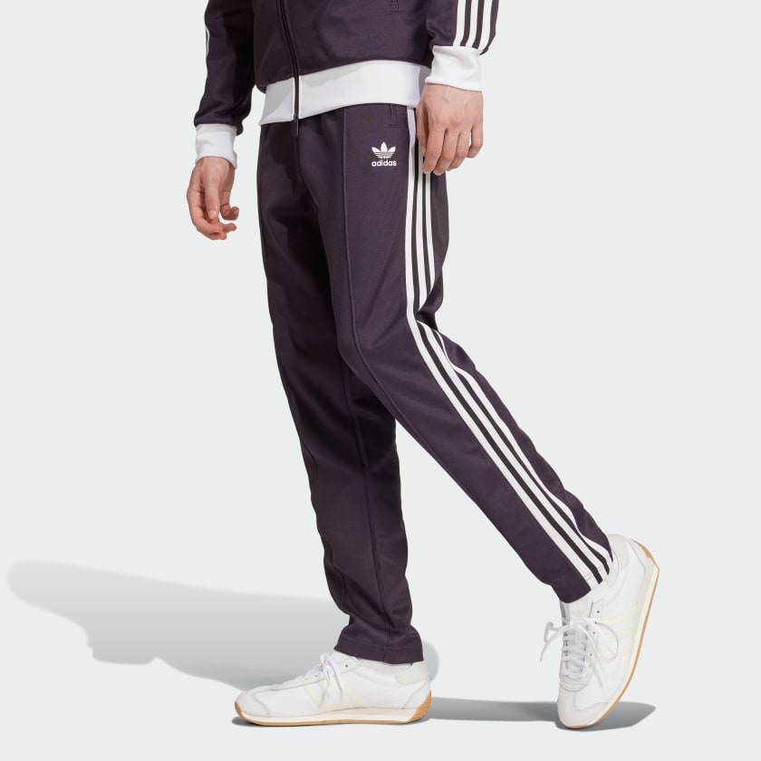 adidas Adicolor Classics Beckenbauer Track Pants Purple Free Shipping with adiClub adidas Canada