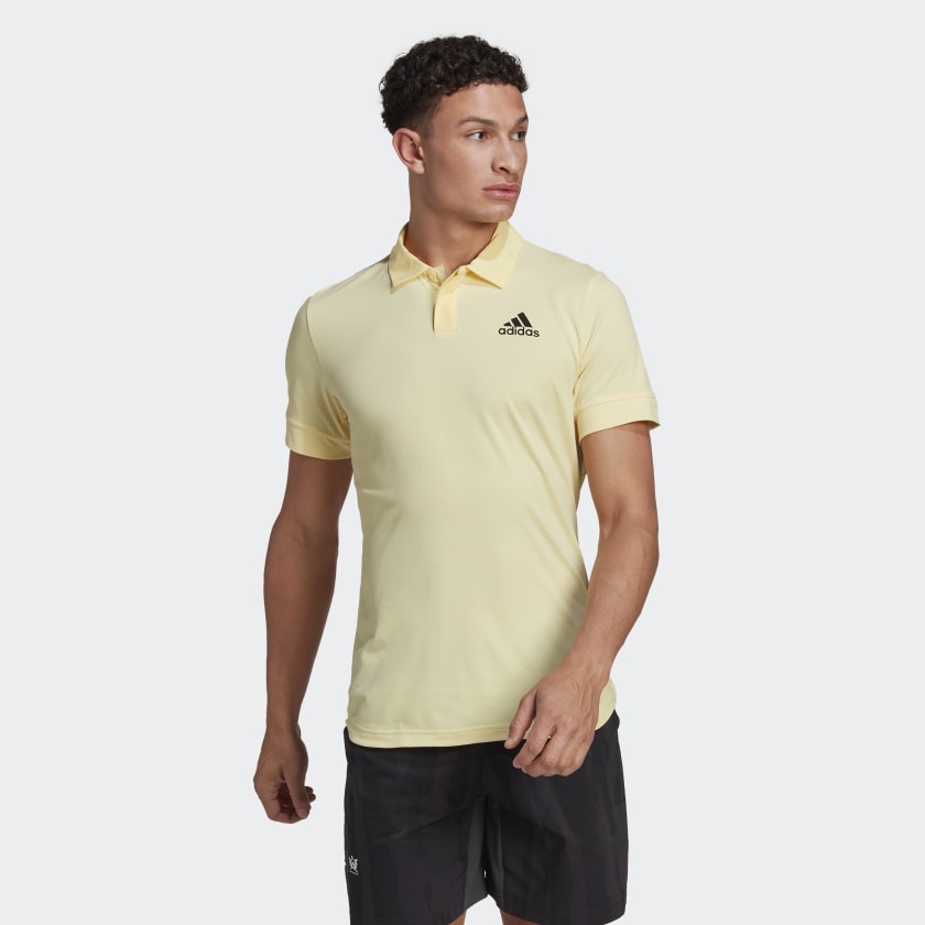 adidas Tennis New York FreeLift Polo Shirt - Yellow | adidas India