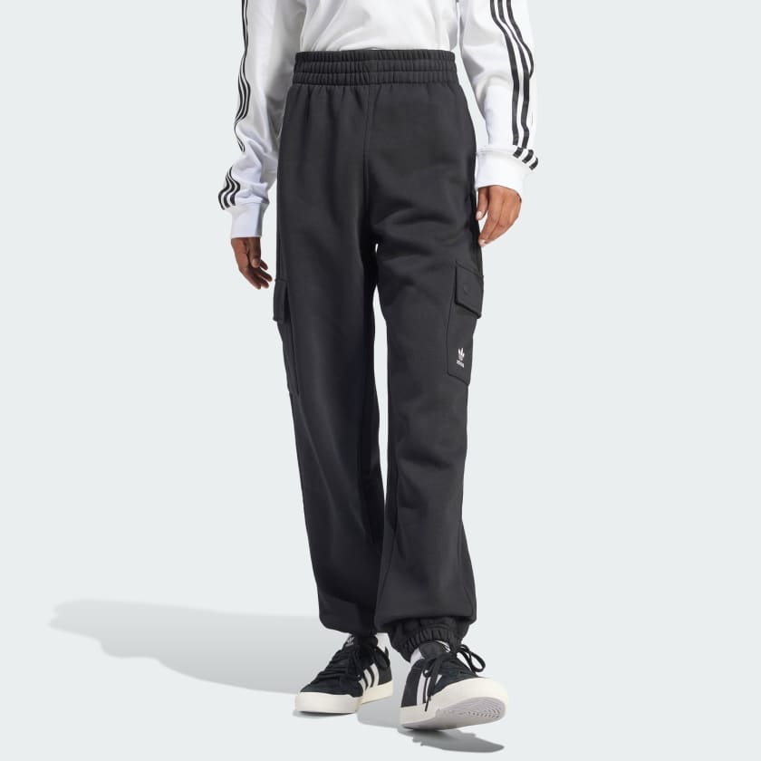 Adidas originals skinny joggers black 2025