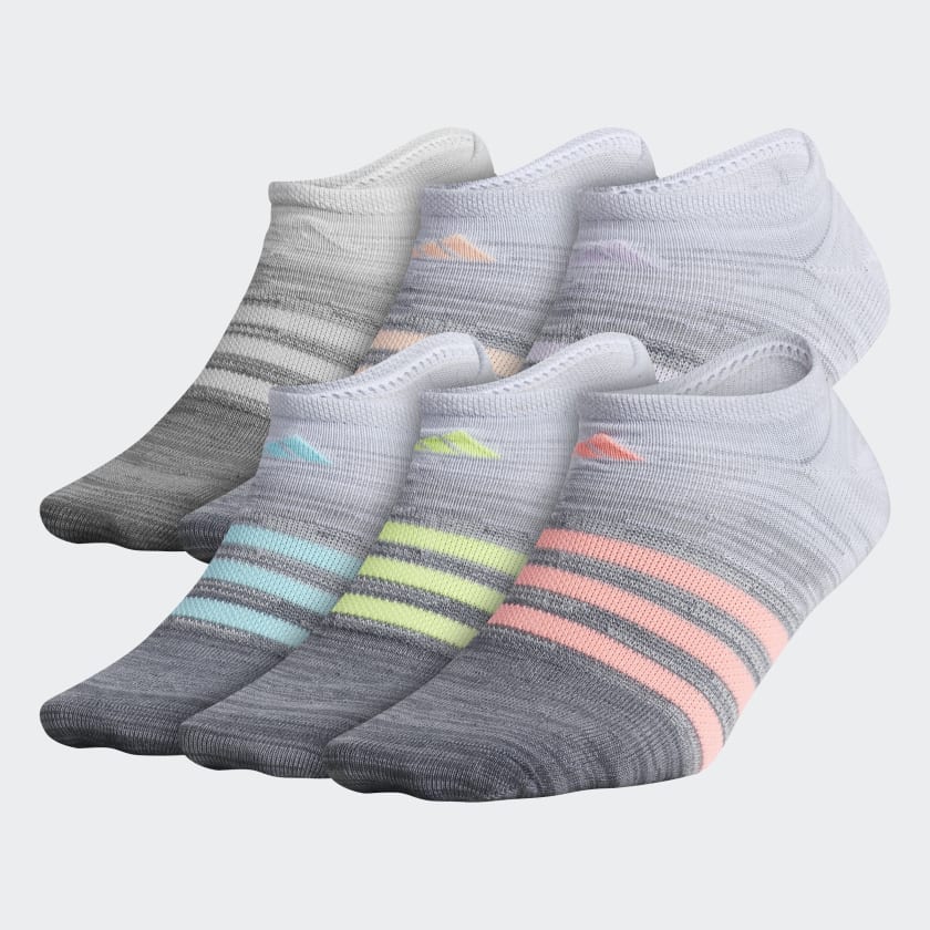 Space Dyed Cotton Grey/White Energy Socks