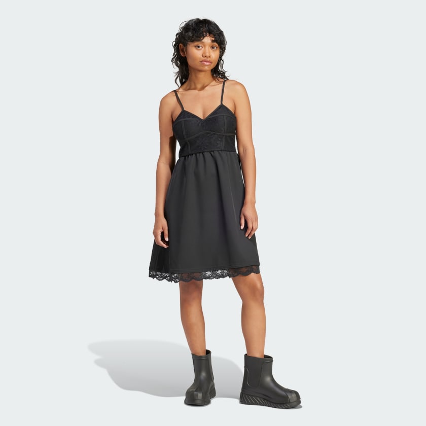 adidas Little Girls T-Shirt & Leggings Outfit Size 4-6 Black