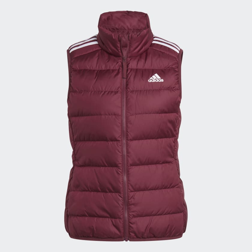 Burgundy down vest discount