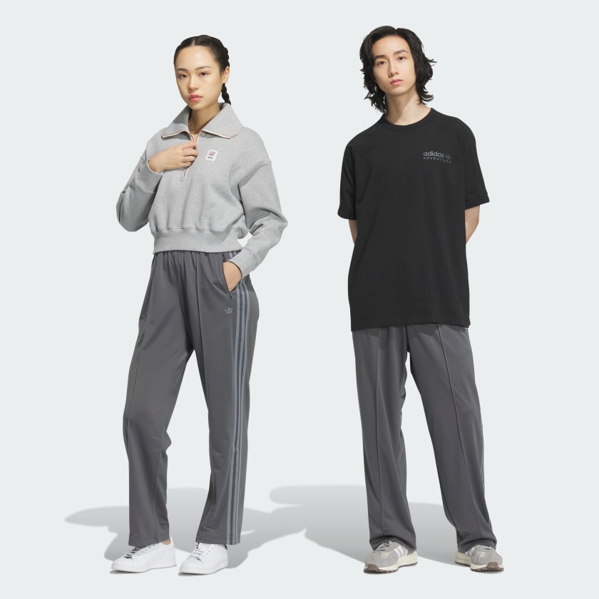 アディダス トラックパンツ（ジェンダーニュートラル） - グレー