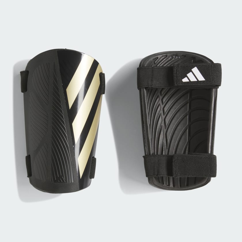 adidas Soccer Tiro Training Shin Guards (Black / Gold Metallic / White)