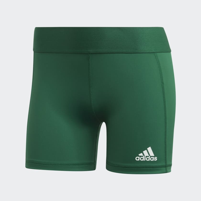 adidas Techfit Volleyball Shorts - Green | Women's Volleyball