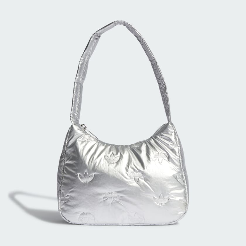 etik Dødelig Tak for din hjælp adidas Puffy Satin Mini Shoulder Bag - Silver | Women's Lifestyle | adidas  US