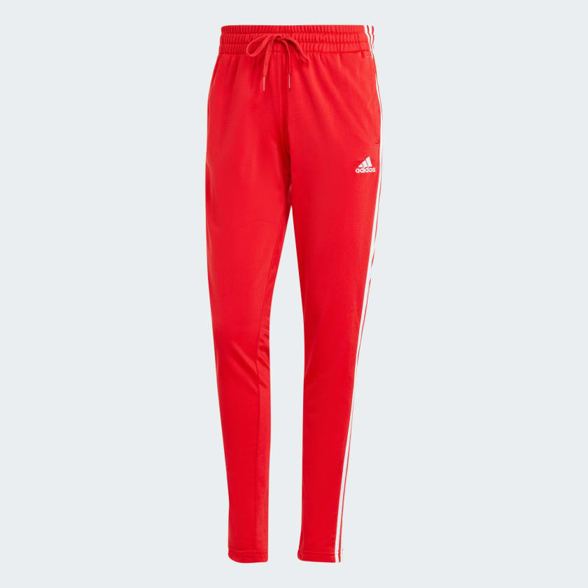 Tuta Essentials 3 Stripes Rosso IJ8784 05 laydown