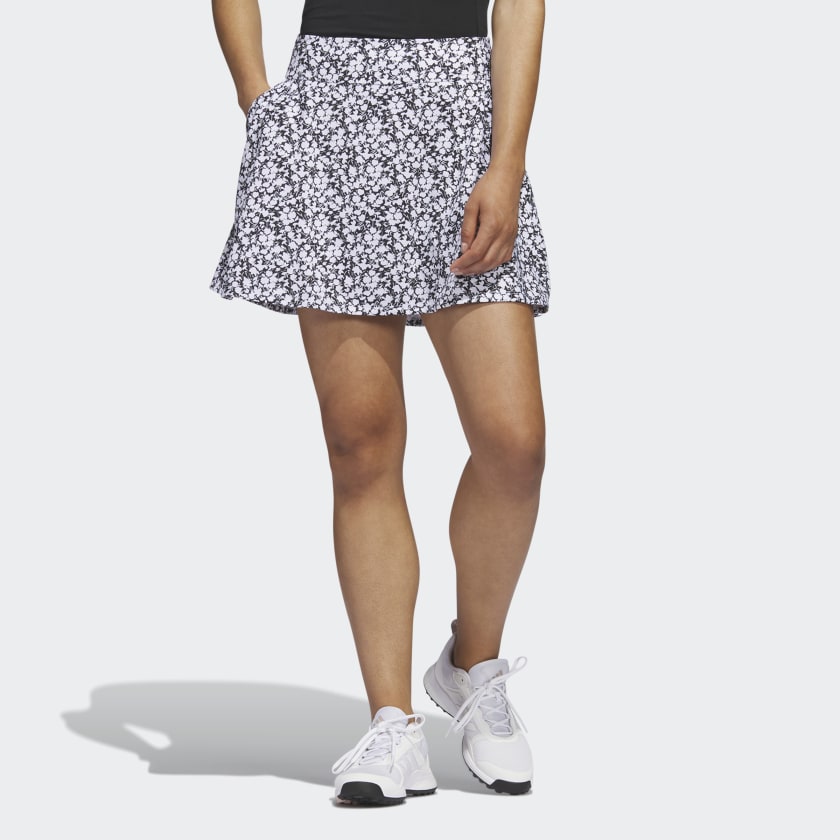 adidas Printed 16-Inch Golf Skort - Black | Women's Golf | adidas US