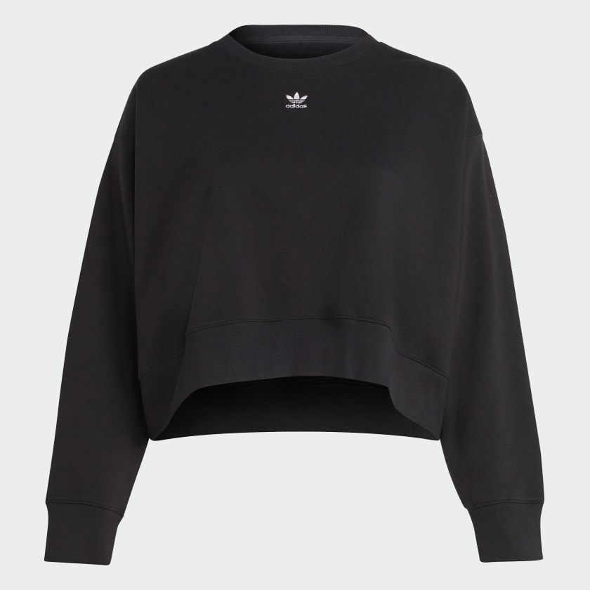 Plus size crop sweatshirt on sale