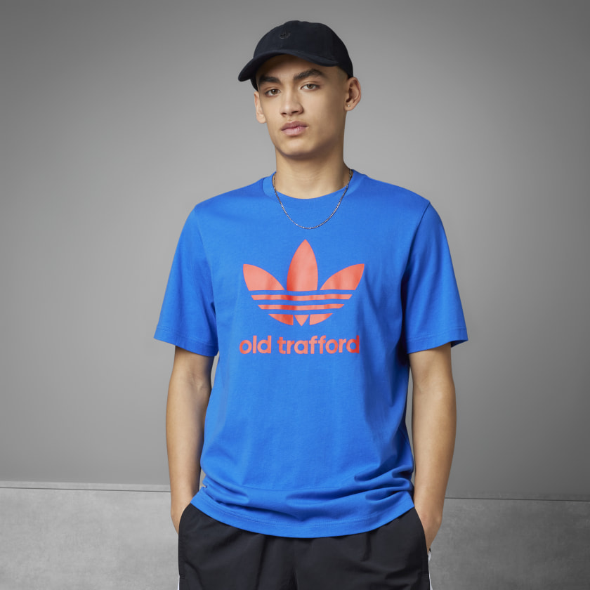 Adidas t hotsell shirt blauw