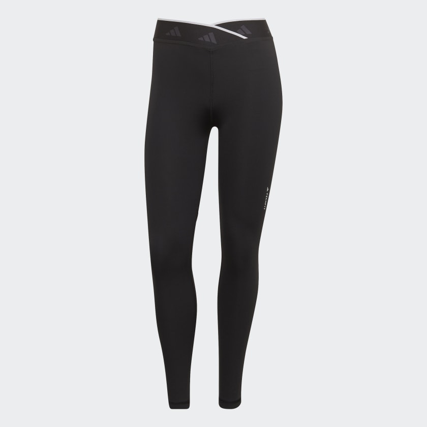 adidas Techfit V Shaped Elastic 7 8 Leggings Black adidas Thailand