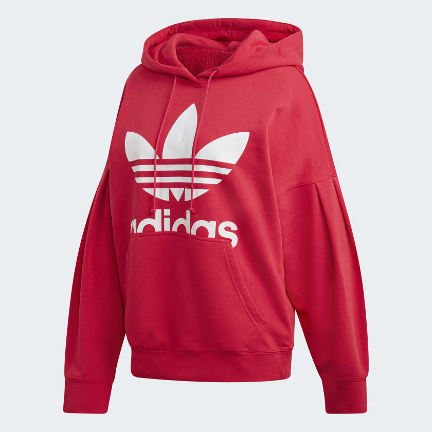 Hot pink adidas sweatshirt best sale