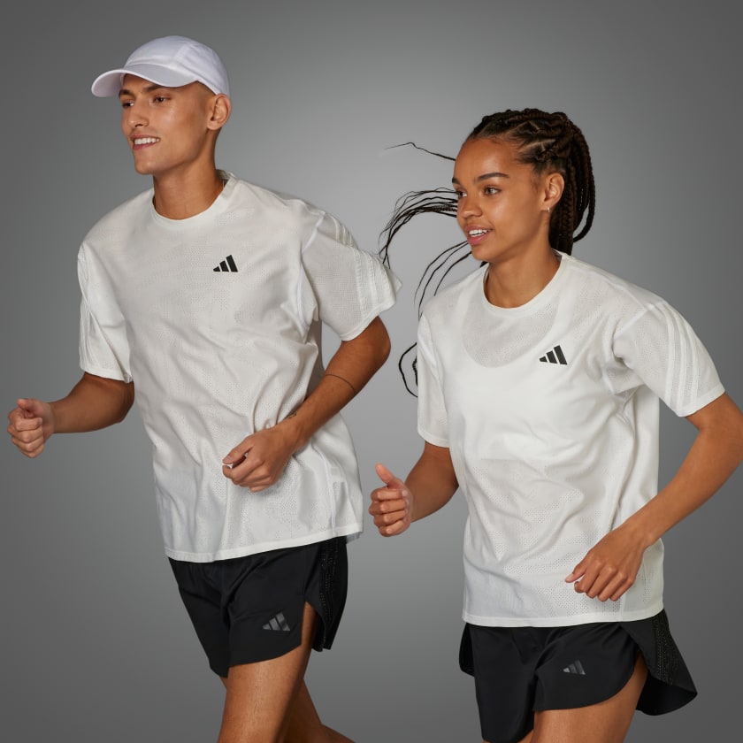laat staan bereiden Etna adidas Made to Be Remade Running T-shirt (Uniseks) - wit | adidas Belgium