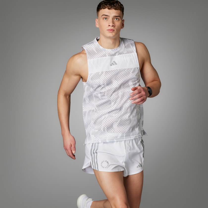 White adidas tank top deals