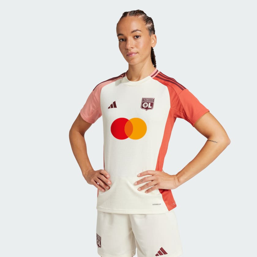 adidas Olympique Lyonnais 24 25 Third Jersey White adidas UK