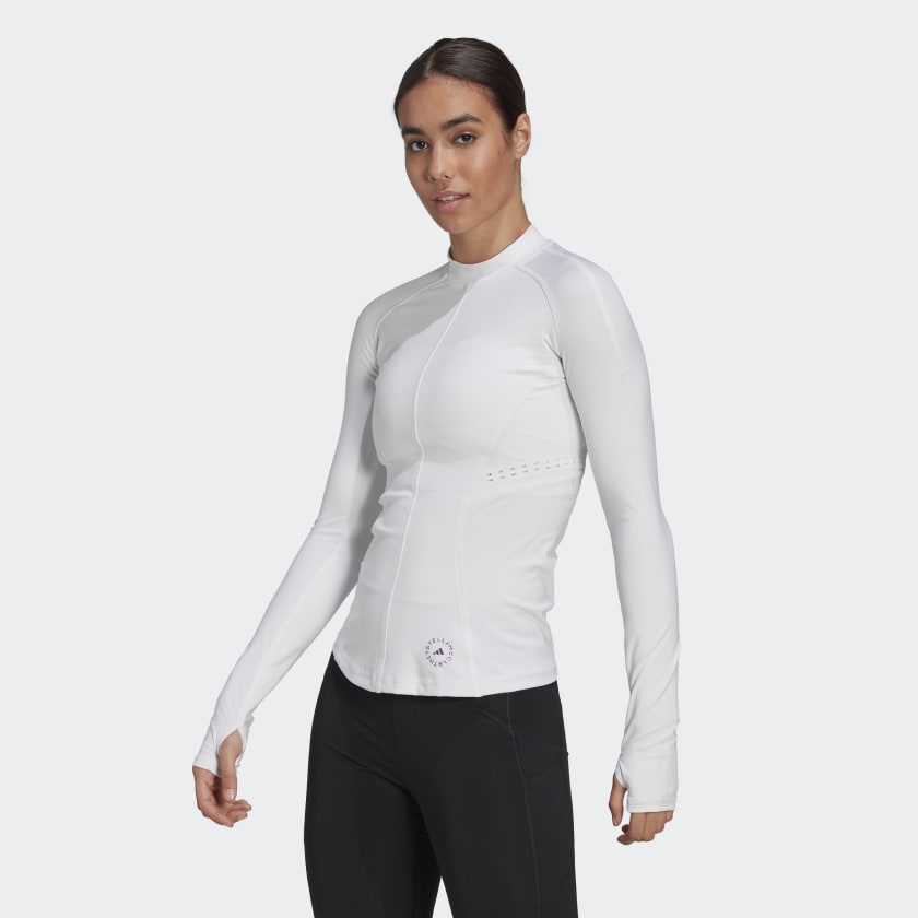 Anzai Espectador petróleo Camiseta manga larga adidas by Stella McCartney TruePurpose Yoga - Blanco  adidas | adidas España