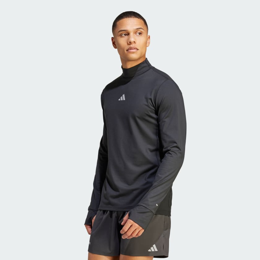 adidas Ultimate Long Sleeve Tee - Black Men's Running | adidas US