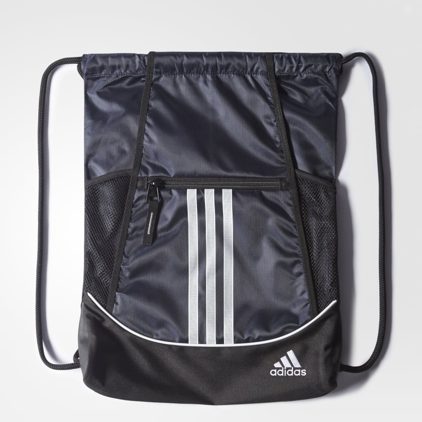 Blue adidas drawstring bag sale