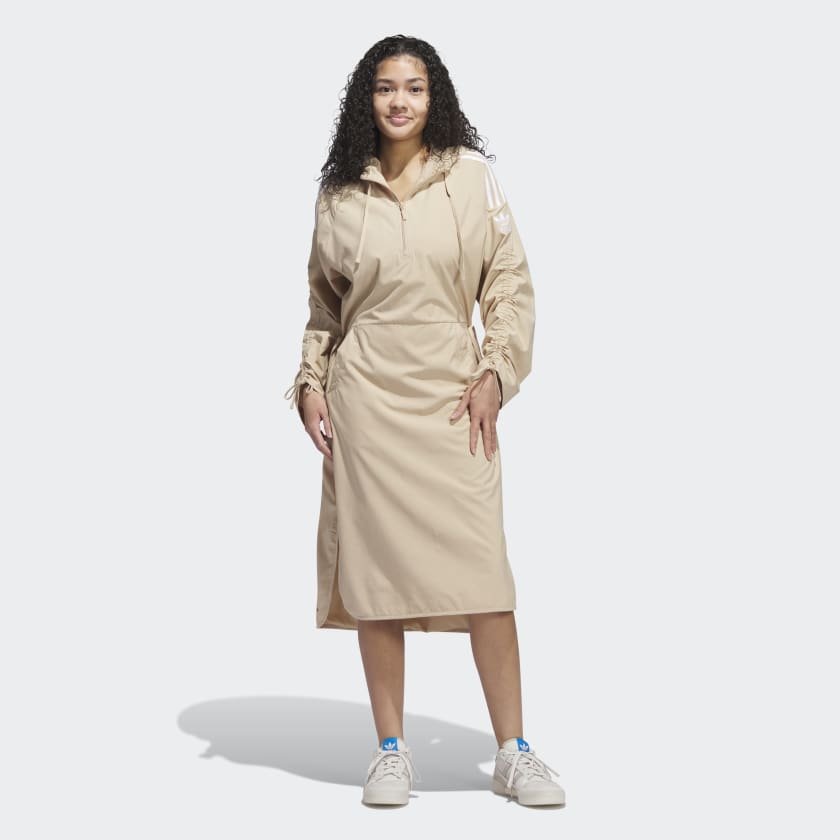 afhængige Nuværende shuttle adidas Adicolor Classics Traceable Parley Dress - Beige | Women's Lifestyle  | adidas US