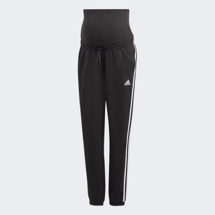 Girls black adidas pants discount