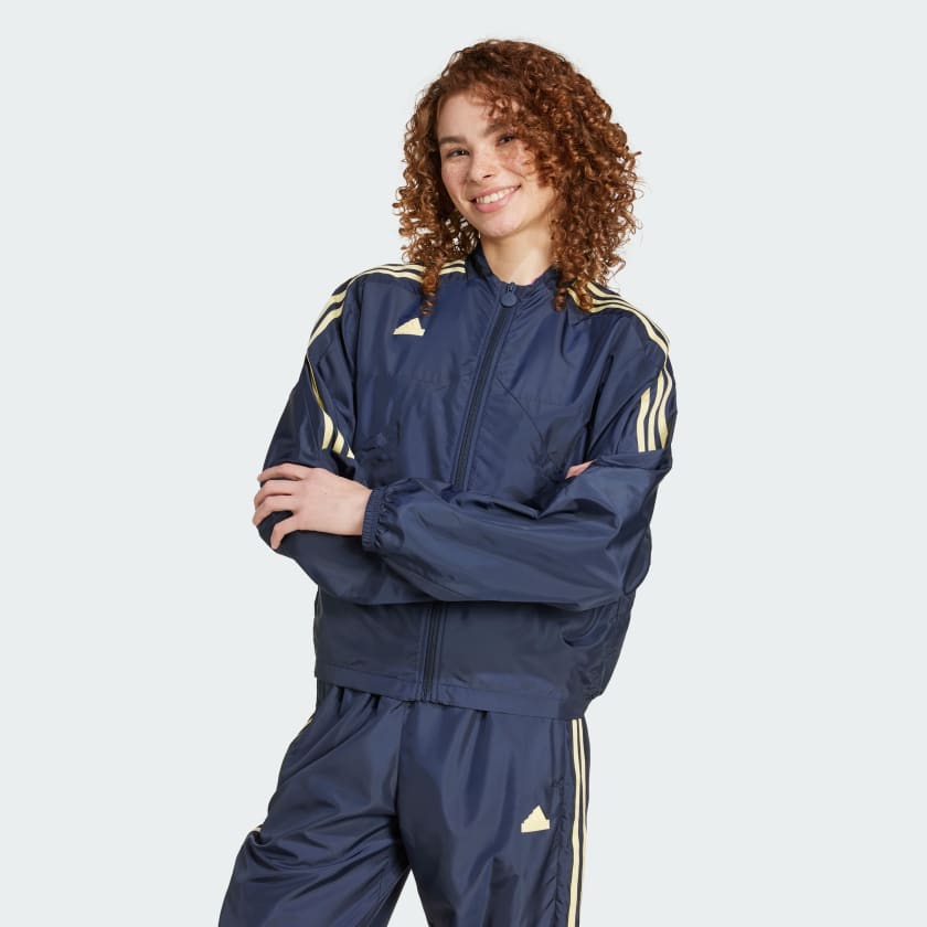 adidas Tiro Cut 3 Stripes Summer Woven Track Jacket Blue Free Shipping with adiClub adidas Canada