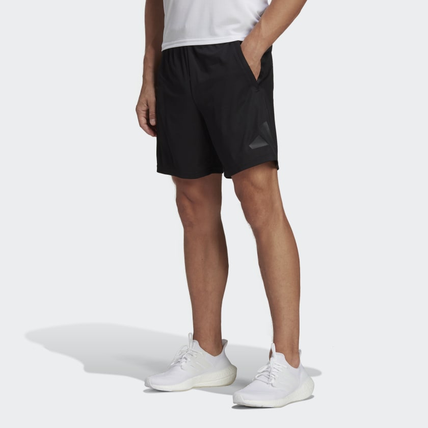 adidas Train Essentials Logo Training Shorts - Black | Men's Training |  adidas US