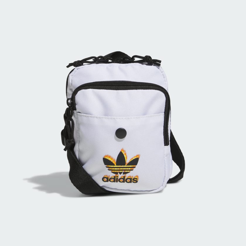 adidas Utility Festival Crossbody Bag - White | Free
