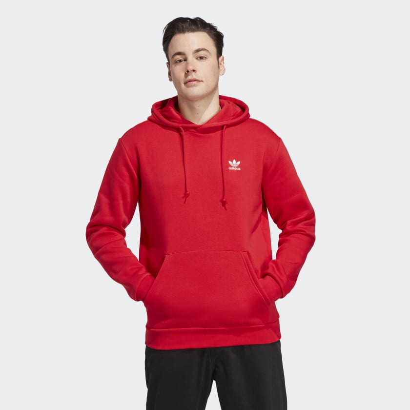 Aantrekkingskracht moeder Zeldzaamheid Sweat-shirt à capuche Trefoil Essentials - Rouge adidas | adidas France