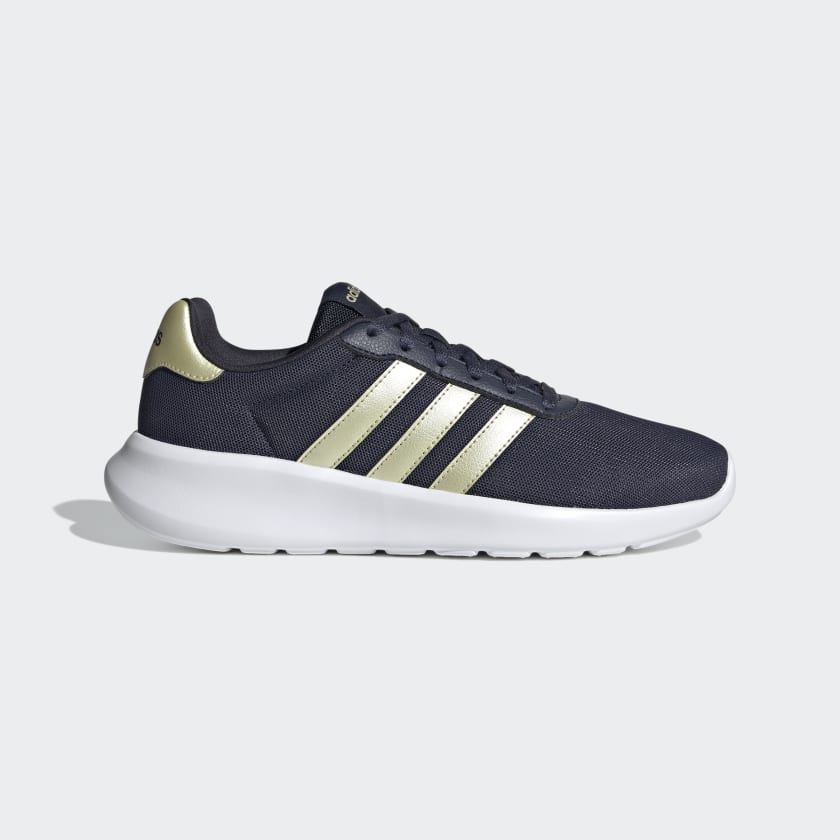 Adidas neo men's new arrivals lite racer trainers yellow/navy/yellow