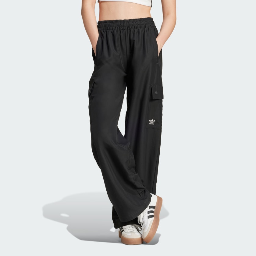 adidas Essentials Woven Cargo Joggers Black adidas UK