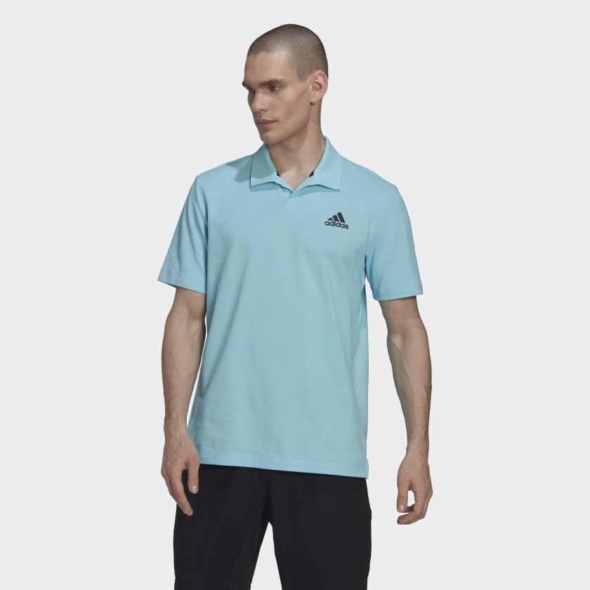 adidas Clubhouse 3-Bar Tennis Poloshirt - Blau | adidas Deutschland