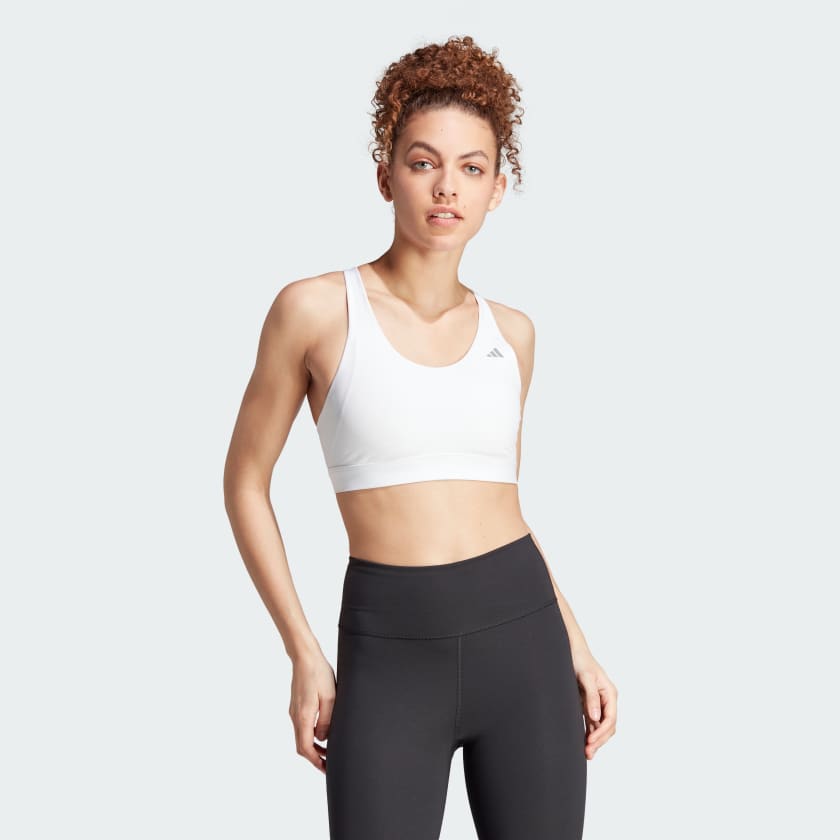 Reggiseno sportivo Ultimateadidas Run Medium Support Bianco adidas adidas Italia