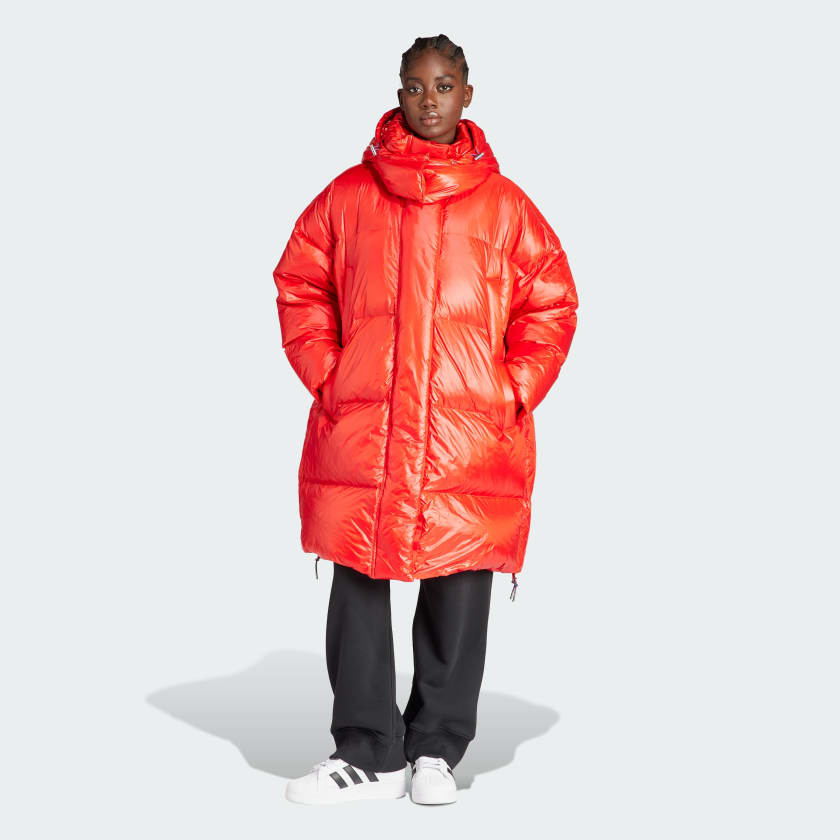 Long best sale coat adidas