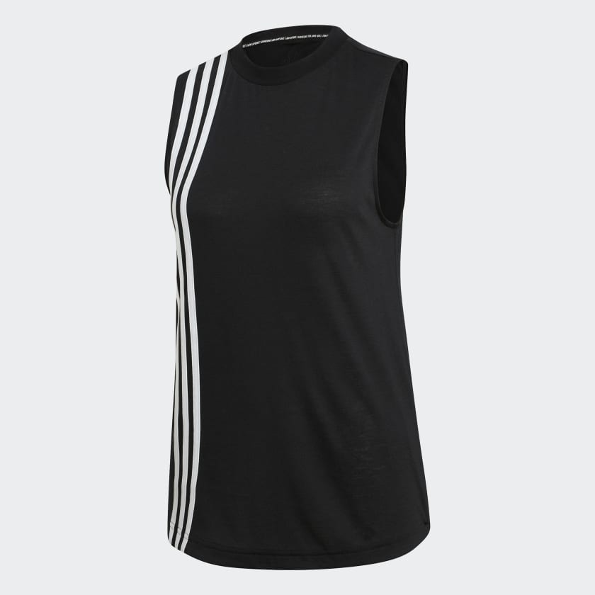 adidas Must Haves 3 Stripes Tank Top Black adidas Thailand