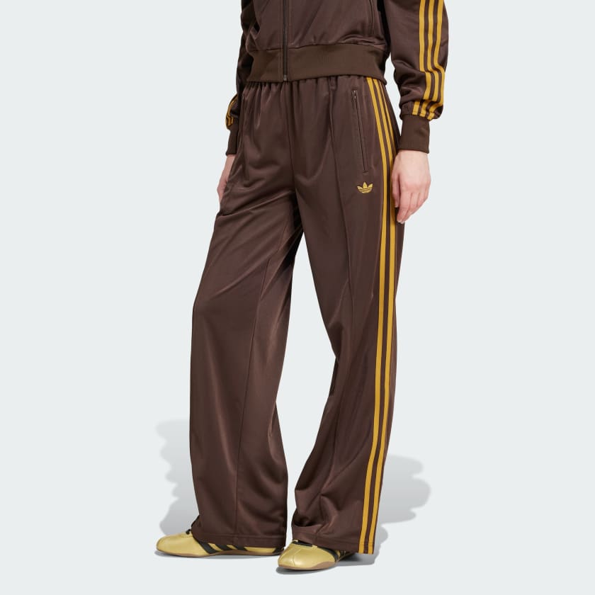 Brown adidas tracksuit bottoms on sale
