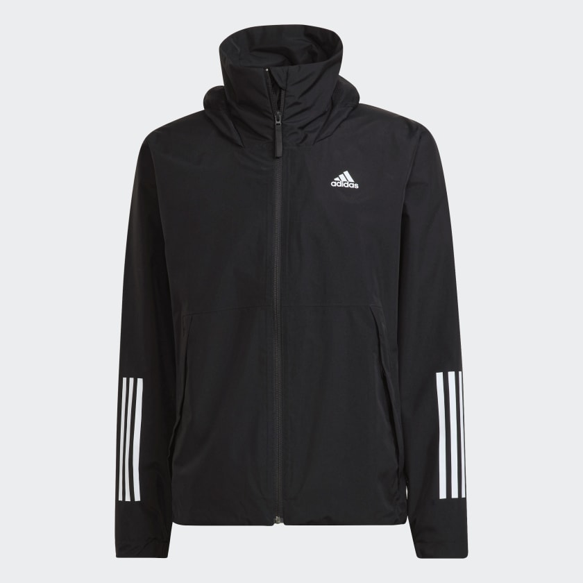 Giacca BSC 3 Stripes RAIN.RDY Nero adidas adidas Italia
