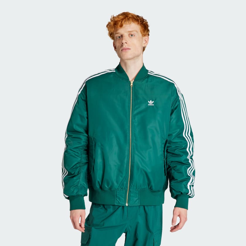 Adidas bomber shop jacket reversible