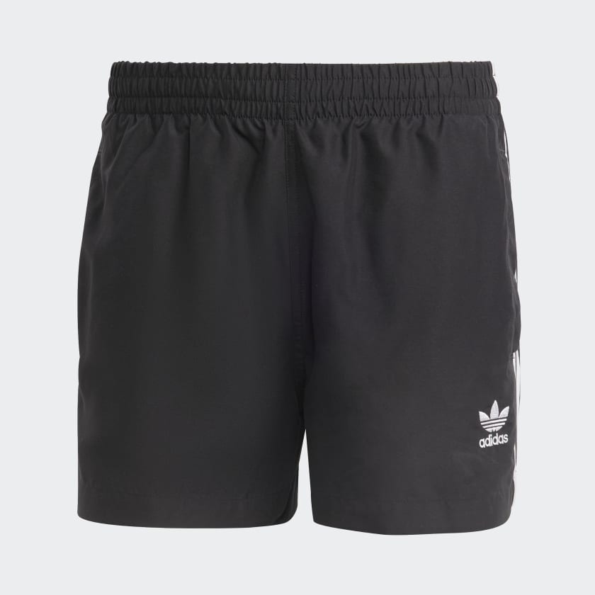 Adidas Adicolor 3 Stripes Swim Shorts Black XL Mens Swim Swimwear